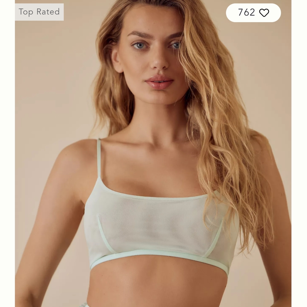 Anthropologie Green Seamless Bandeau